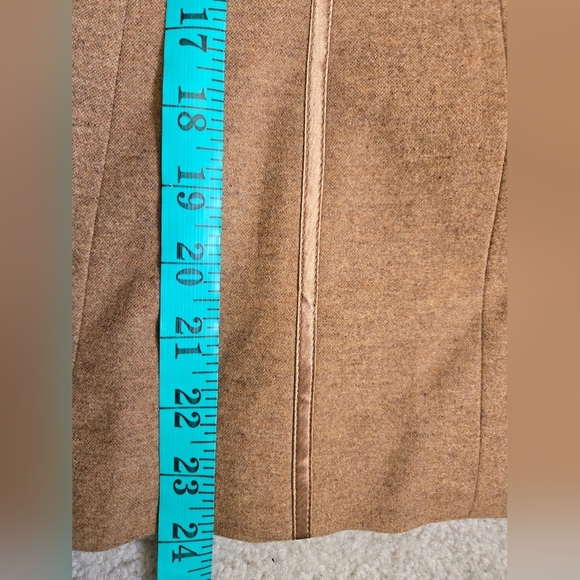 LAURÈL lightweight Wool and Angora Tan Brown Blazer. Size 34/ Small - Picture 14 of 14